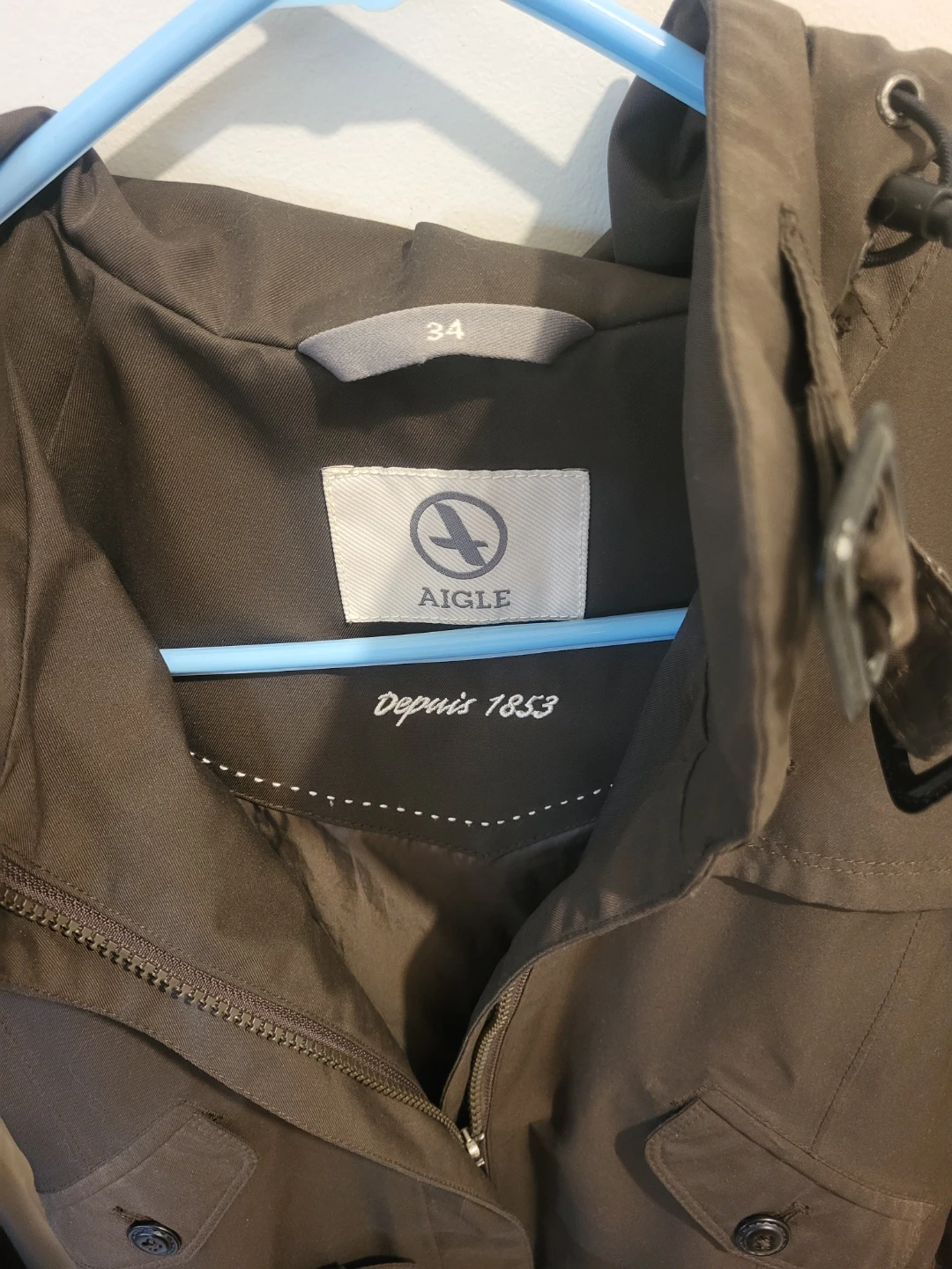 Aigle Gore-Tex Trench Coat Women's Size 34 - photo 3