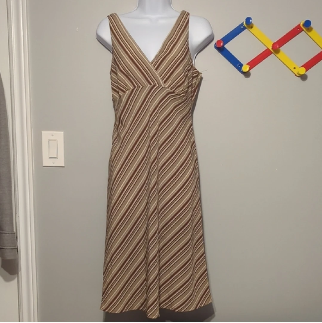 Striped Midi Dress
