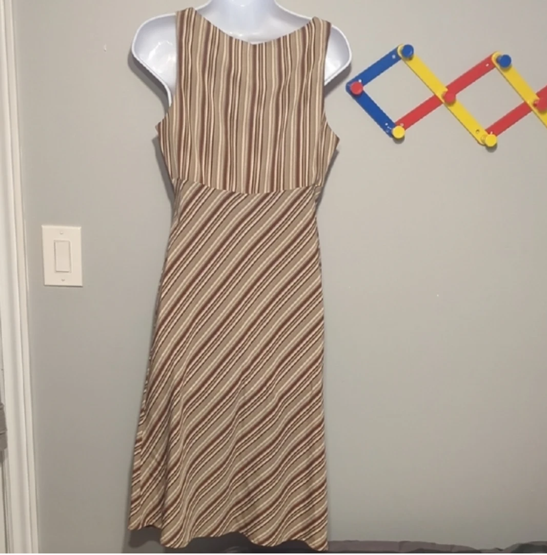Striped Midi Dress - photo 4