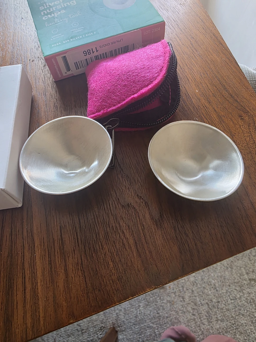 🏆La Vie Soothing Silver Nursing Cups - Size 2 - photo 2