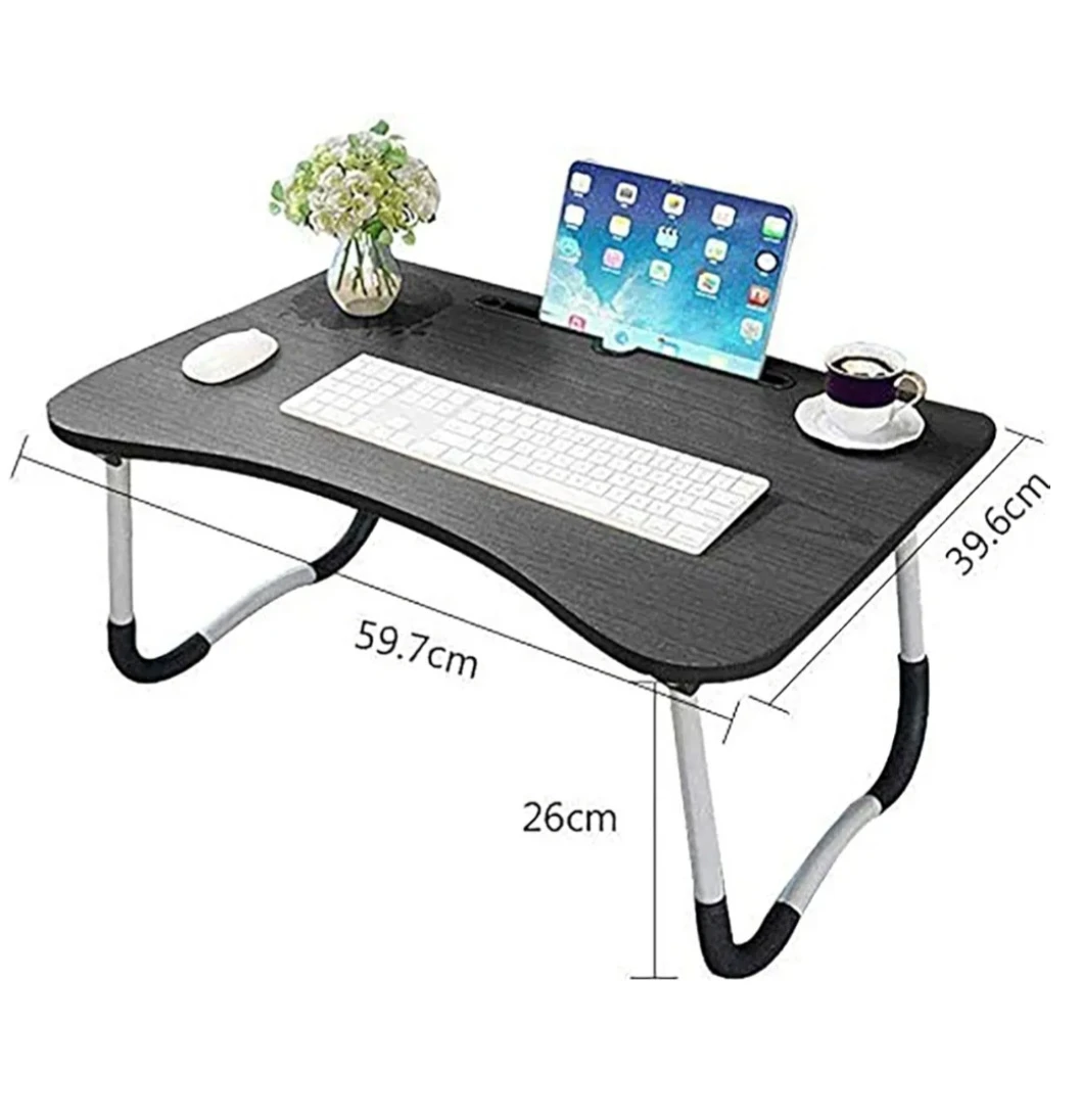 Portable Laptop Bed Desk with Tablet Stand - photo 2