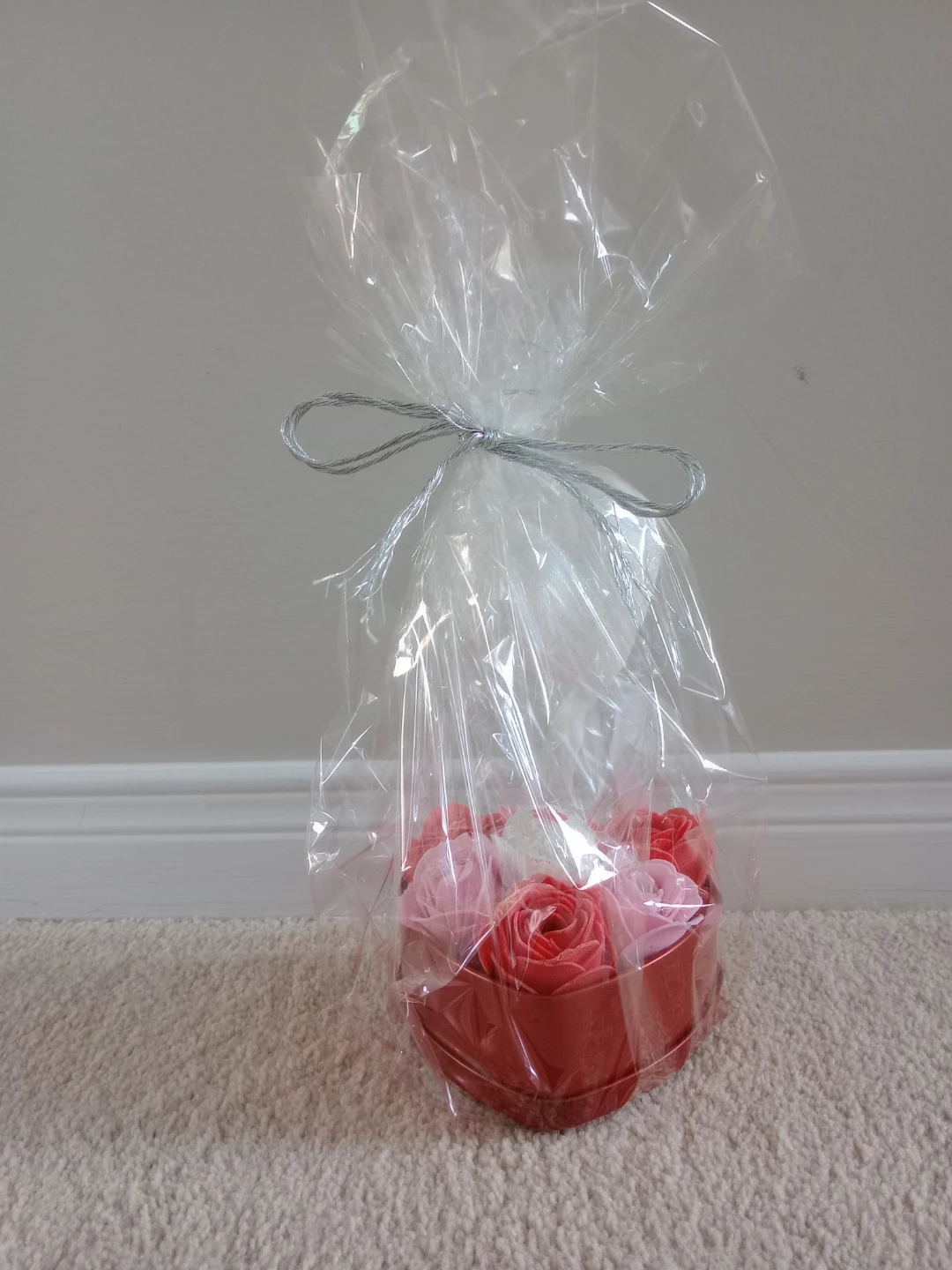 Heart-shaped Soap Flower Gift Set