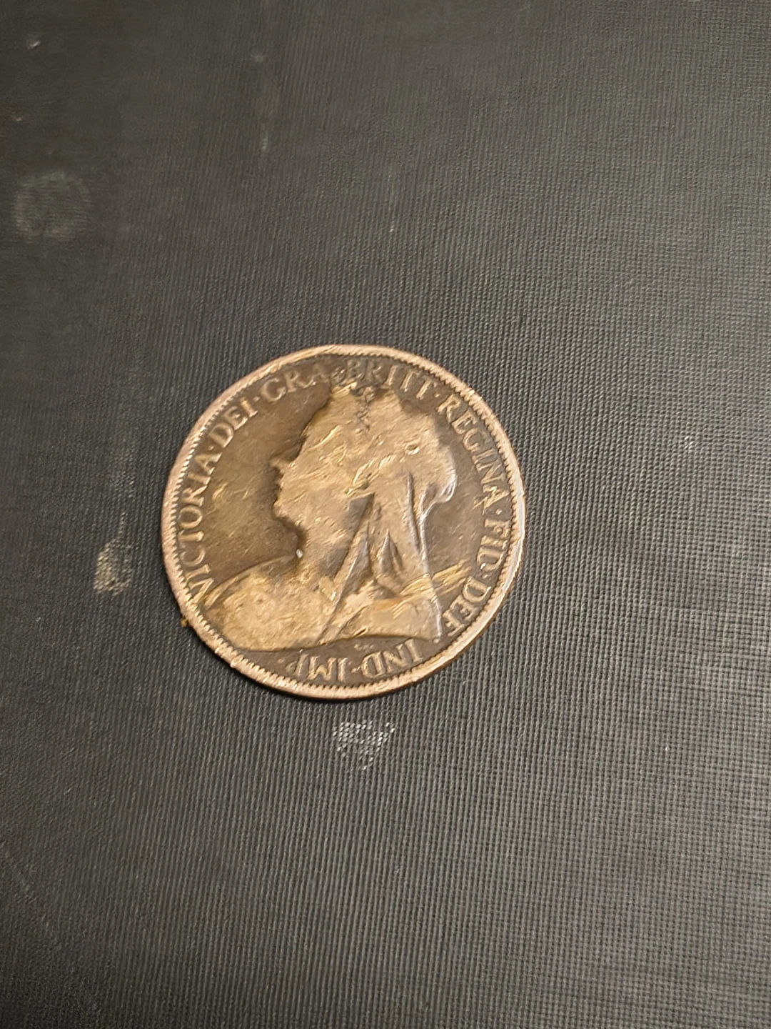 1896 Victoria Penny Coin