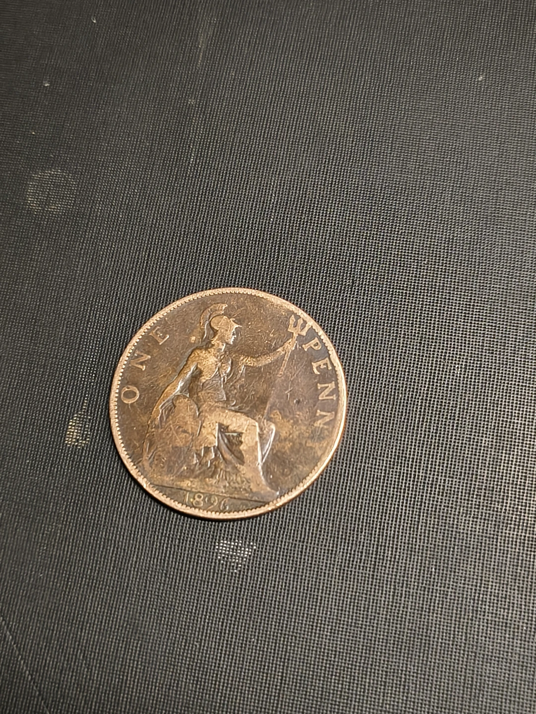 1896 Victoria Penny Coin - photo 2