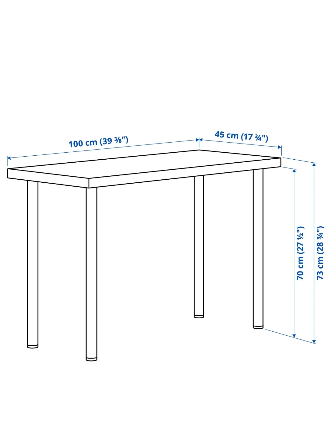 IKEA LINNMON / ADILS Table - photo 5