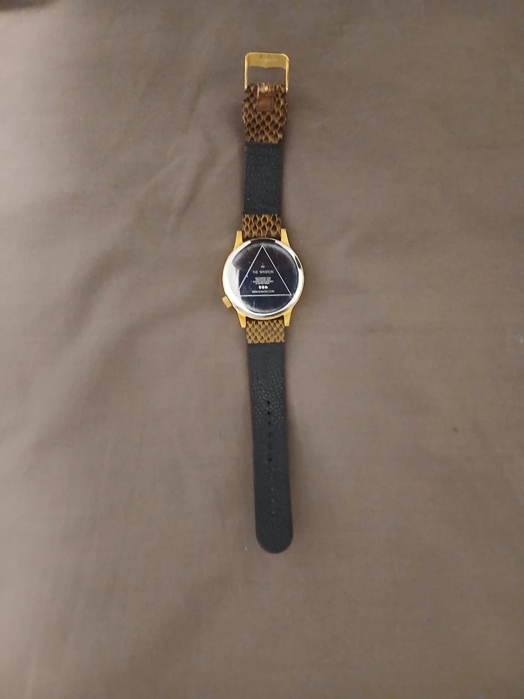 Komono Watch - Gold Case - Serpent Print Band - photo 2