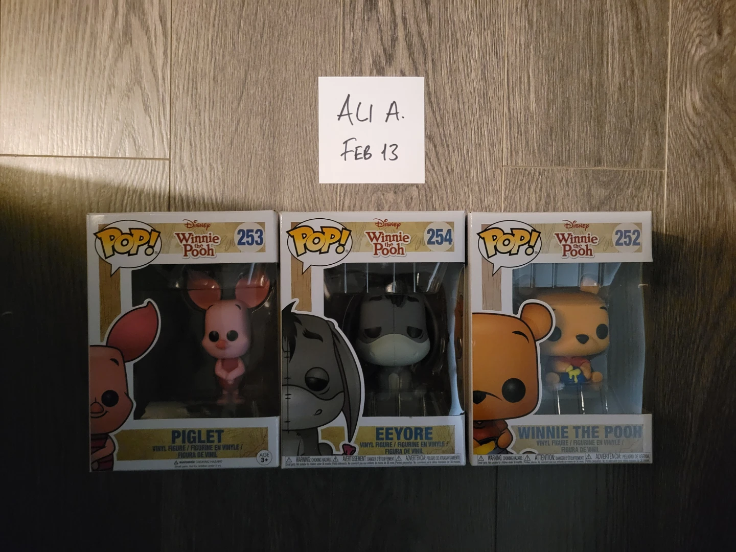 Funko Pop! Piglet, Eeyore, Winnie the Pooh