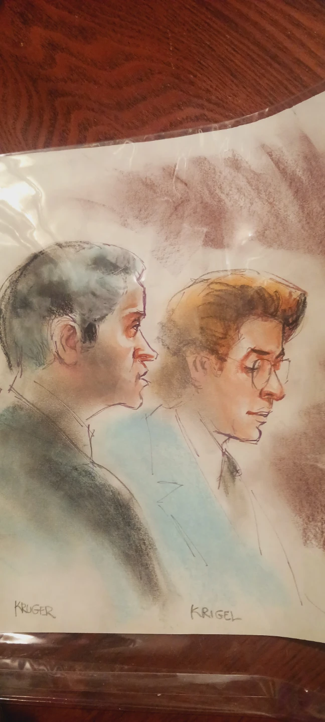 Courtroom Sketch Artwork- Kruger and Krigel - photo 2