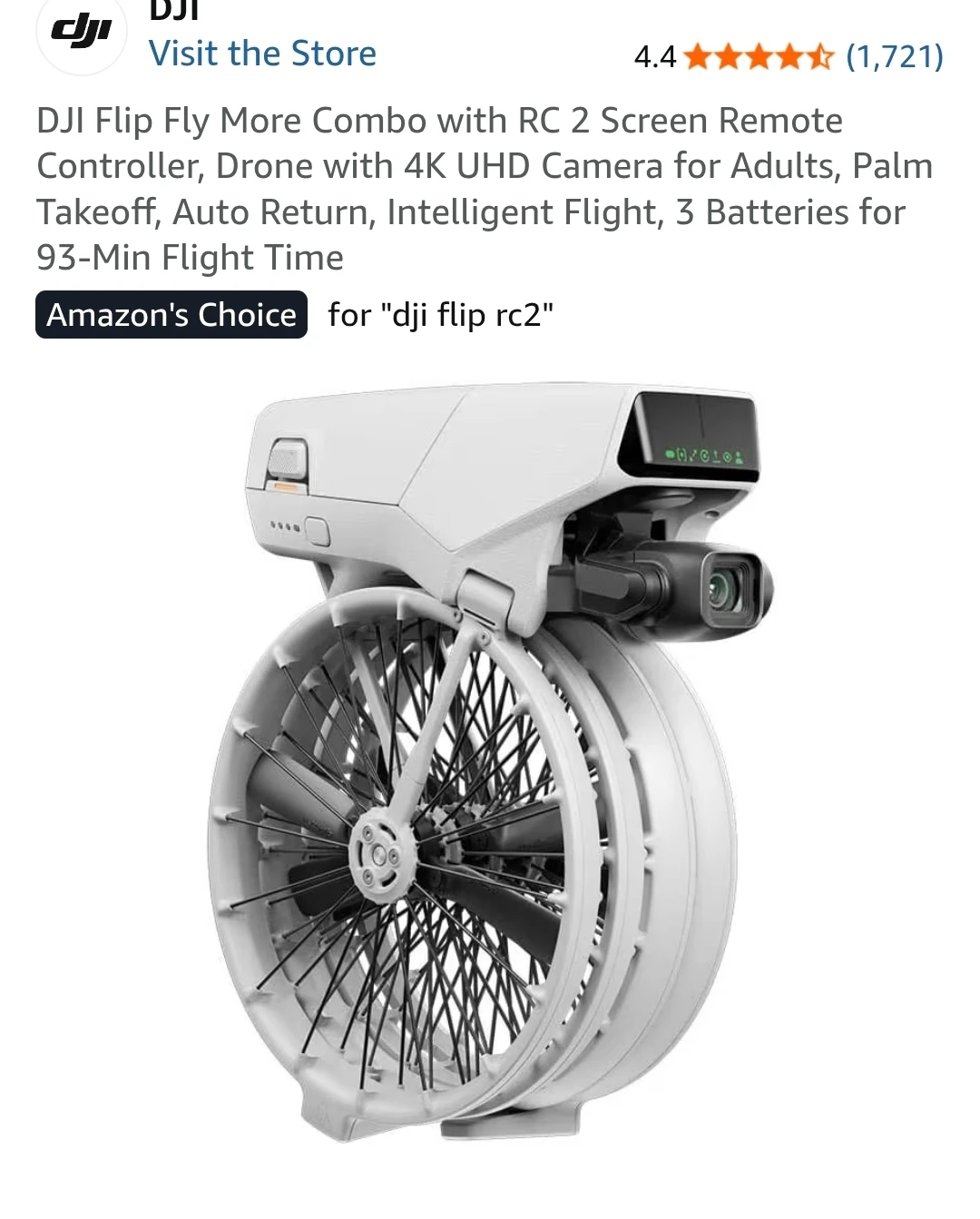 DJI Flip Fly More Combo (DJI RC 2) - photo 2