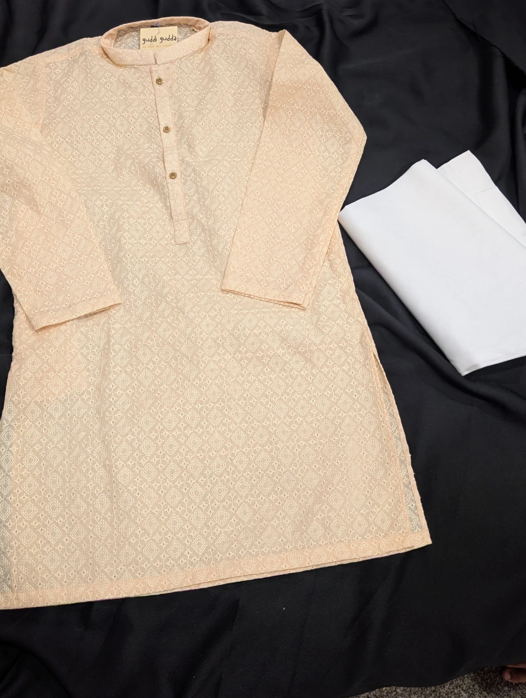 Guddli Guddli Embroidered Kurta Pajama Set - photo 2