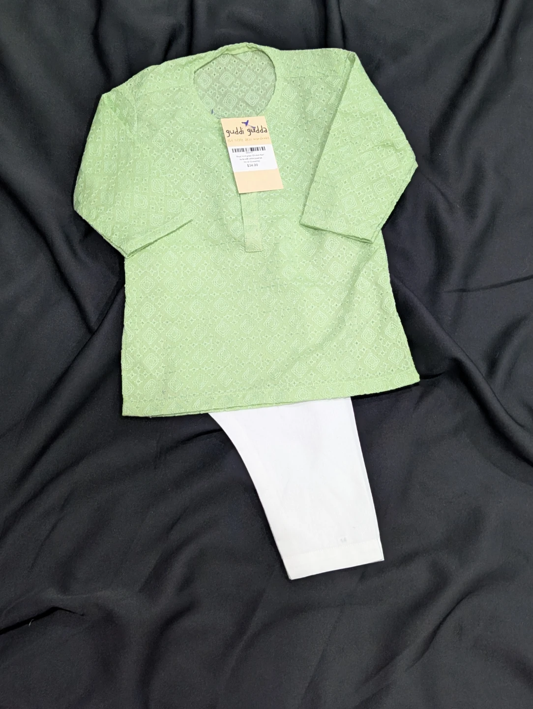 Guddli Guddli Embroidered Kurta Pajama Set - photo 4