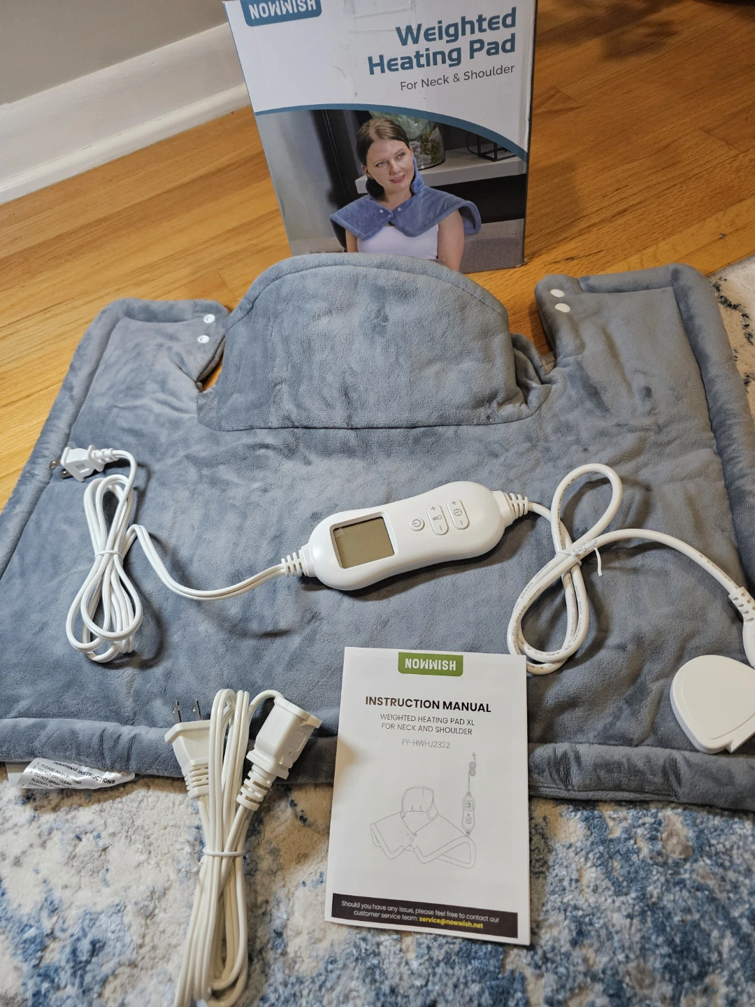 NOWISH Weighted Heating Pad for Neck & Shoulder - photo 2