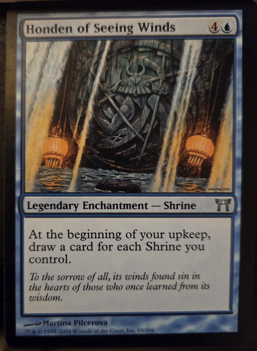 Honden of Seeing Winds Magic the Gathering Card