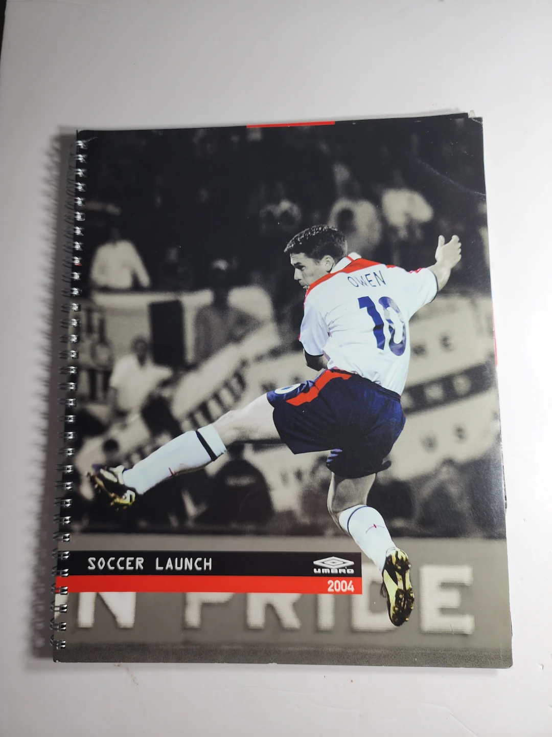 Umbro Soccer Launch 2004 Spiral Notebook