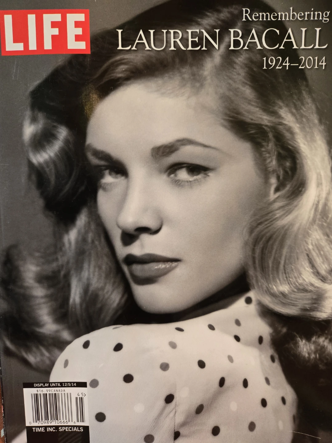 LIFE Magazine Remembering Lauren Bacall 1924-2014 - photo 4
