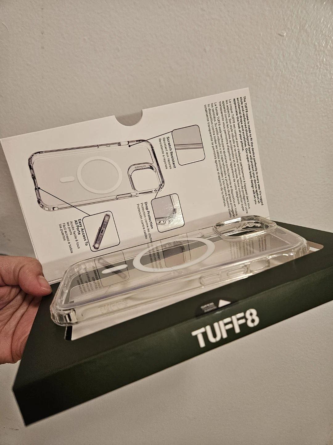 TUFF8 Clear MagSafe Case for iPhone 15/14/13 - photo 3