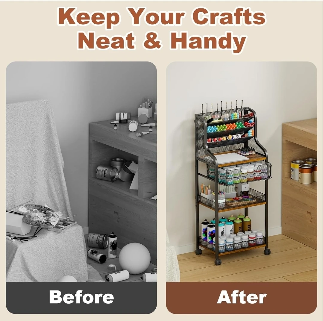 Metal Craft Storage Cart - photo 5