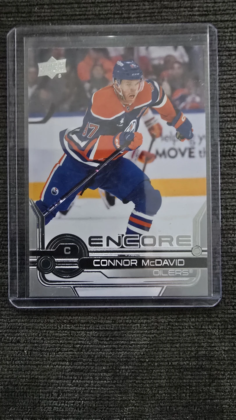 Upper Deck Connor McDavid Oilers ENCORE Hockey Card