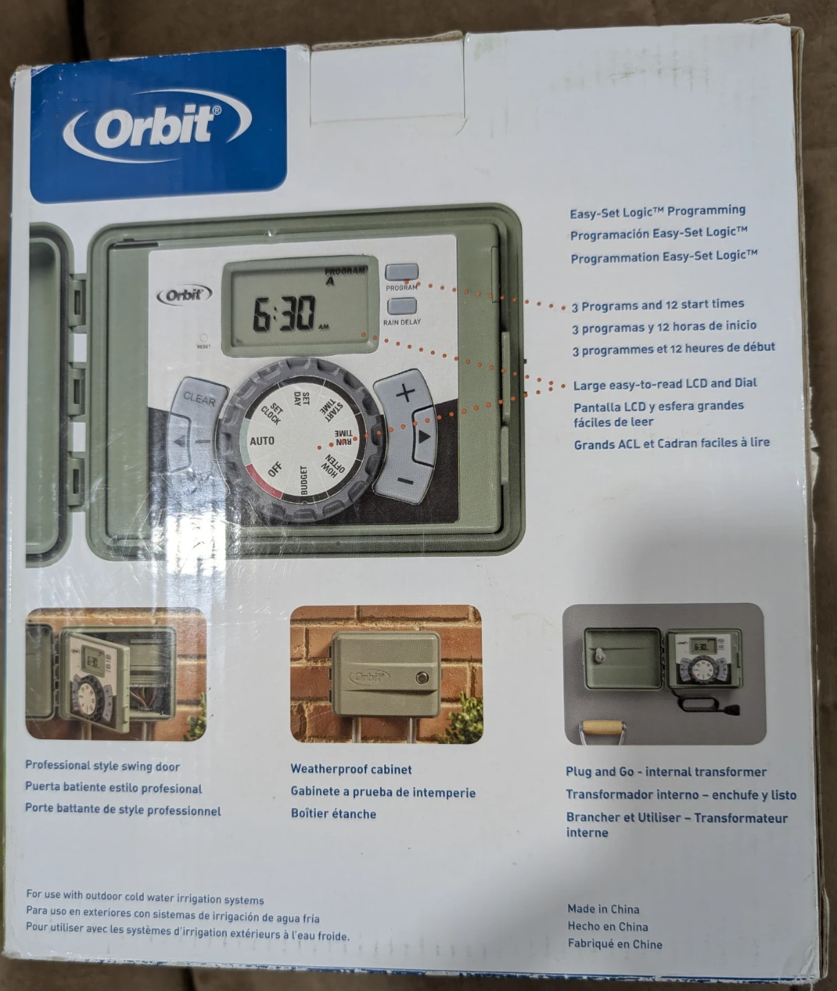 Orbit 9 Station Sprinkler Timer with Easy-Set Logic - photo 2