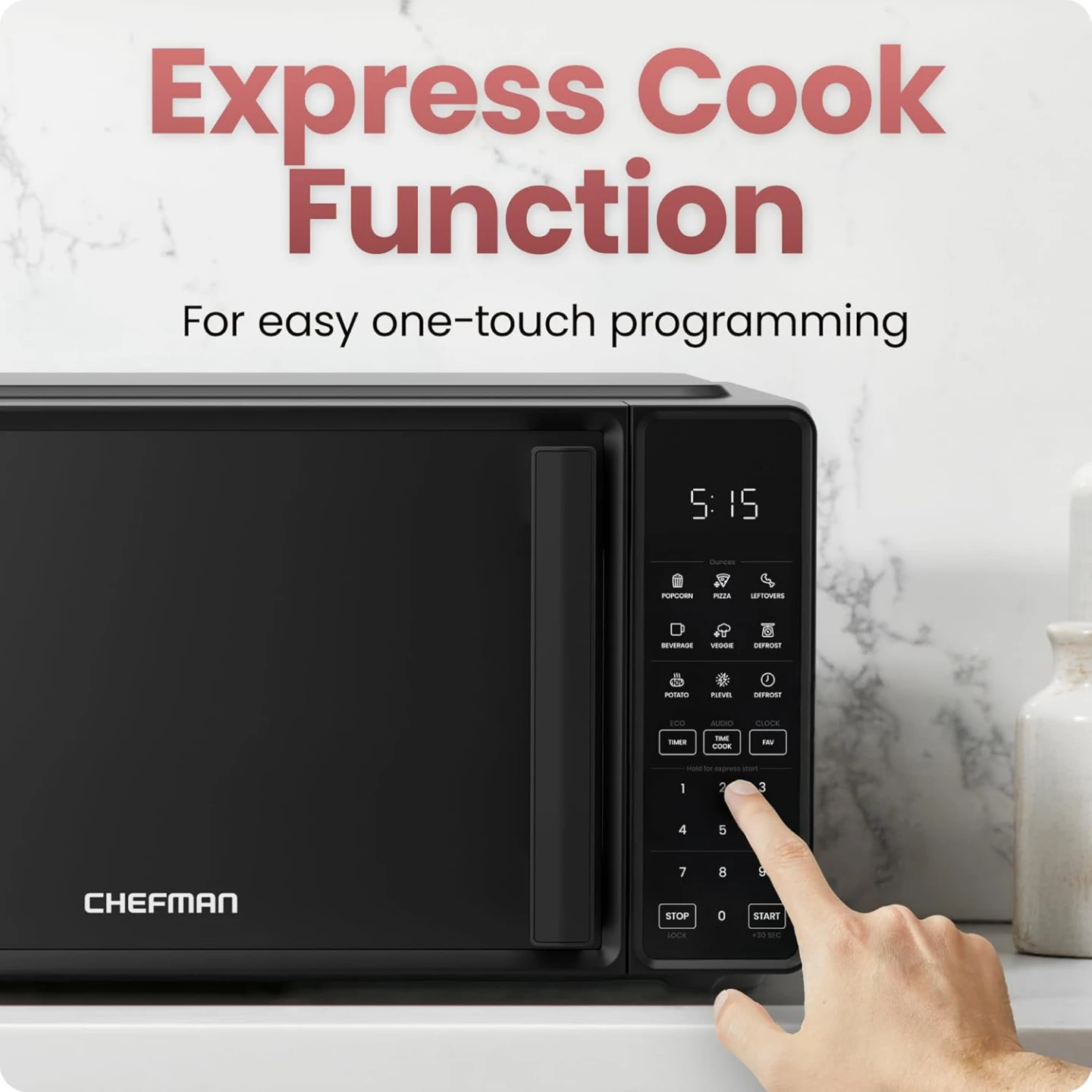 Chefman Countertop Microwave Oven 0.7 Cu. Ft., 700 Watts - photo 5
