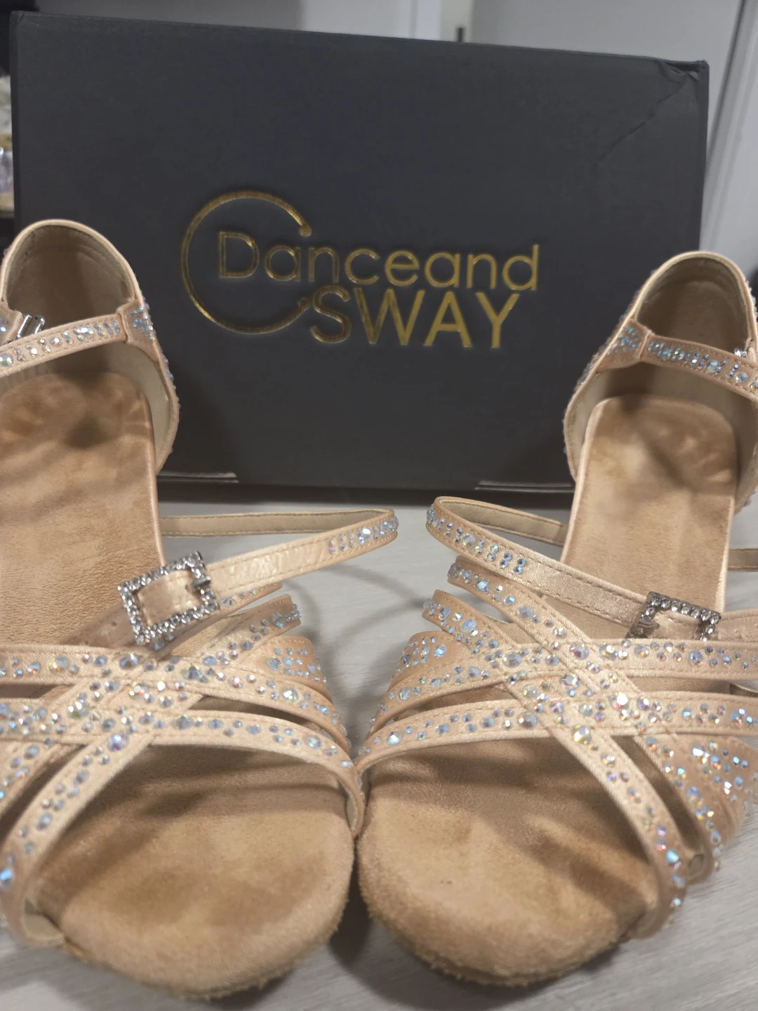 Dance and Sway Women's Ballroom Dance Shoes Size US 7-7.5