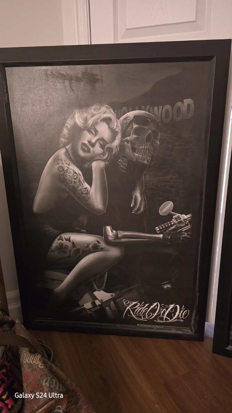 Ride or Die Marilyn Monroe Art Print for set of two - photo 2