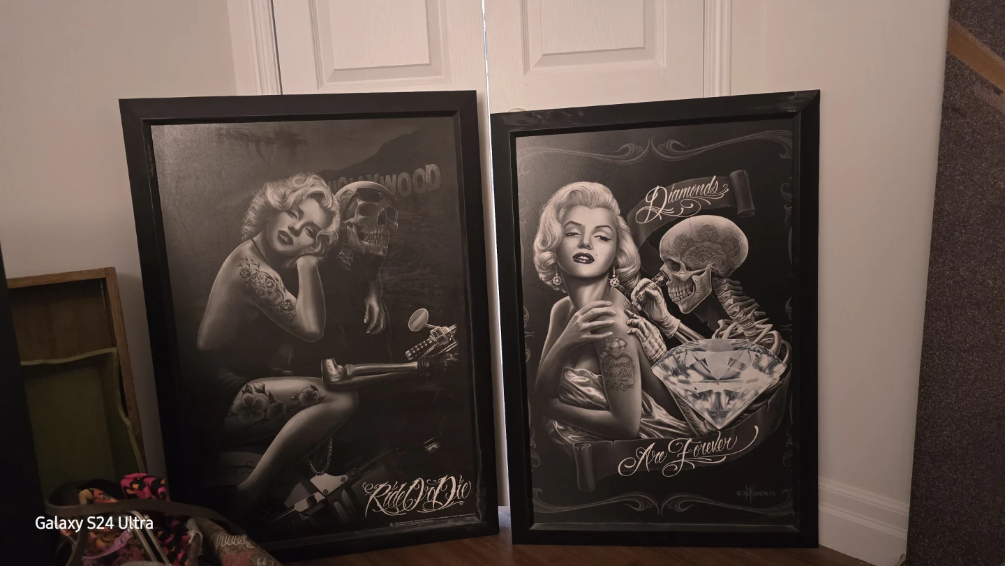 Ride or Die Marilyn Monroe Art Print for set of two - photo 4