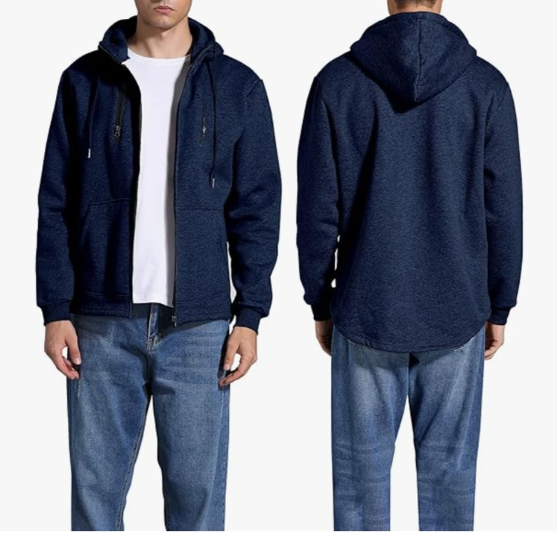 NEW!   Men's Zipped Hoody