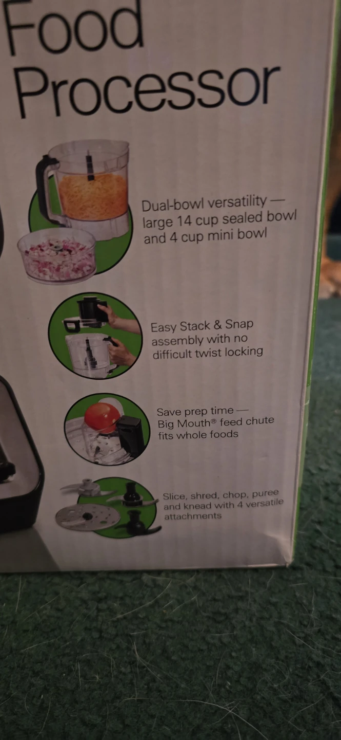 Hamilton Beach Stack & Snap Duo 14 Cup Food Processor - photo 2