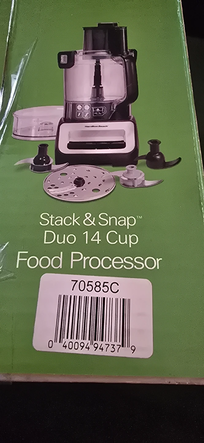 Hamilton Beach Stack & Snap Duo 14 Cup Food Processor - photo 3
