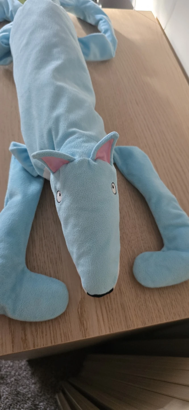 Blue plush dog toy - photo 3