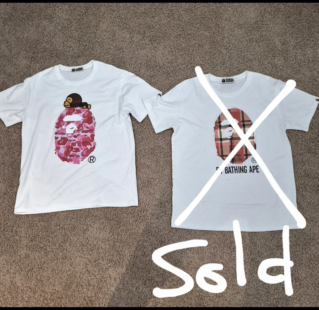 A Bathing Ape BAPE T-Shirt Combo