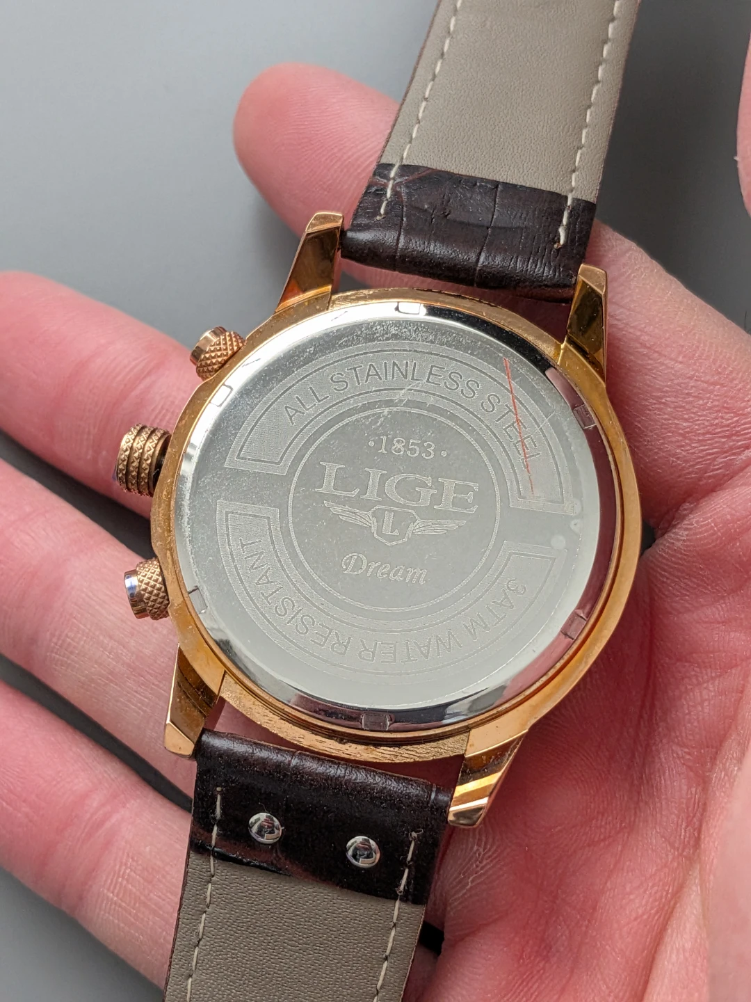LIGE Dream Analog Watch - Gold Tone - photo 3