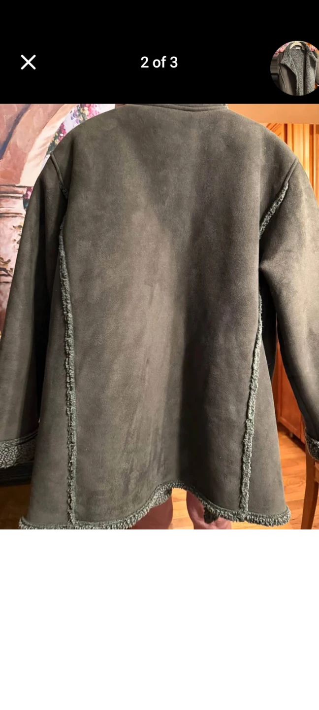L.L. Bean Sherpa Lined Jacket - Olive Green - photo 3