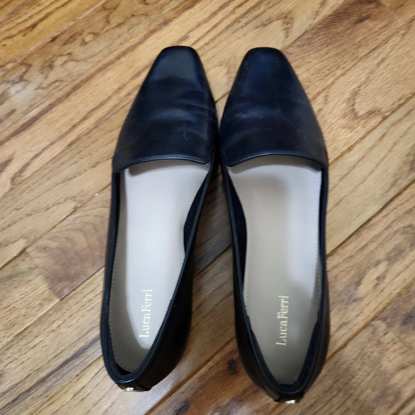 Luca Ferri Black Loafers - Size 10 - photo 5