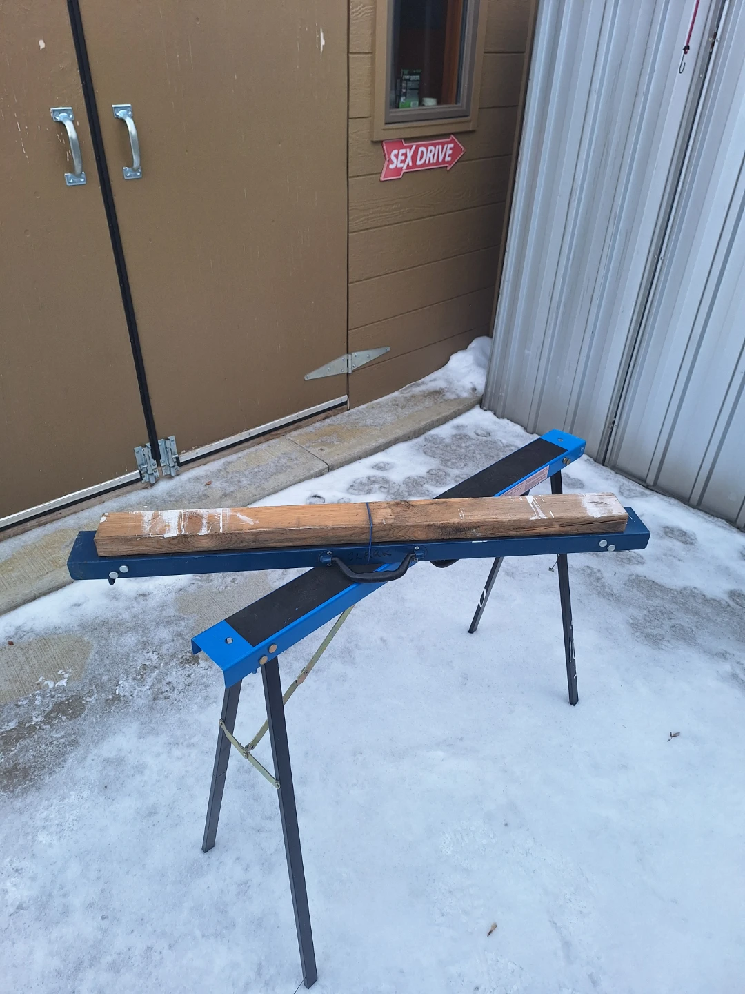 Portable Sawhorse Work Table