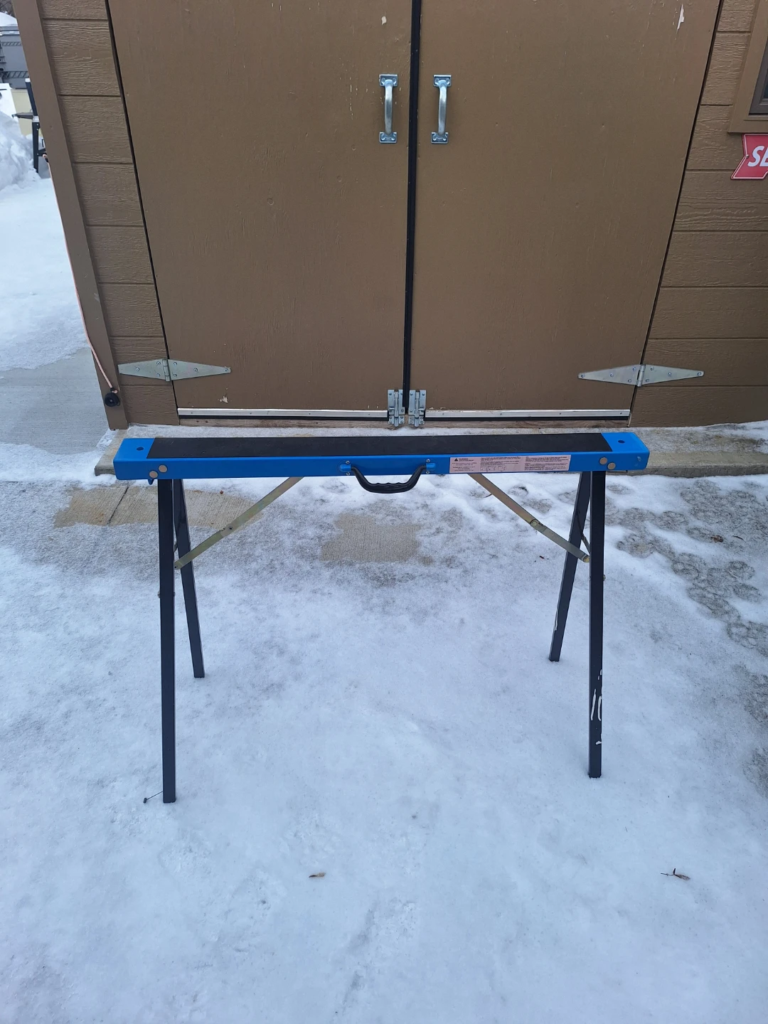Portable Sawhorse Work Table - photo 2