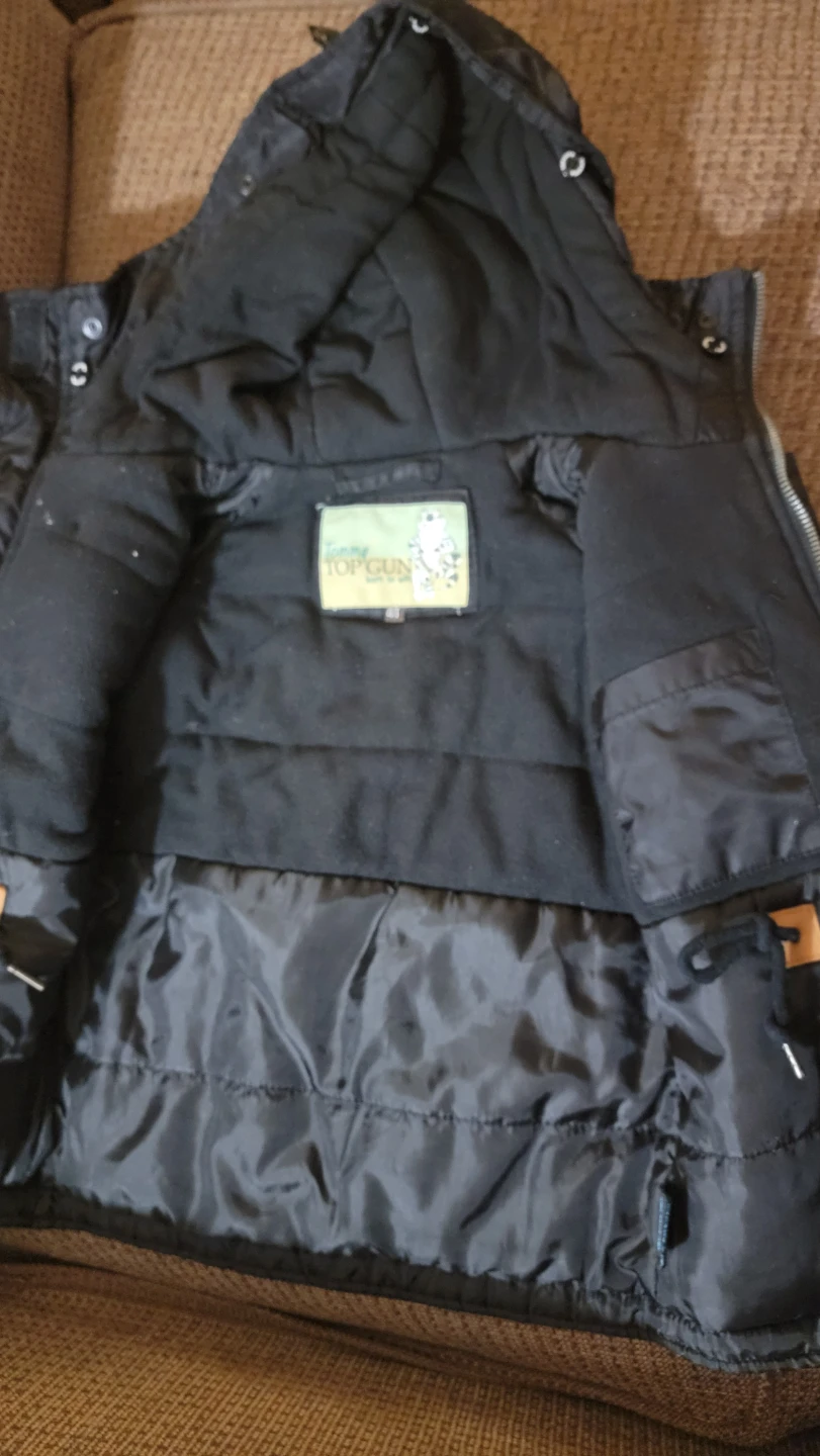 Top Gun Black Unisex Puffer Jacket - photo 3