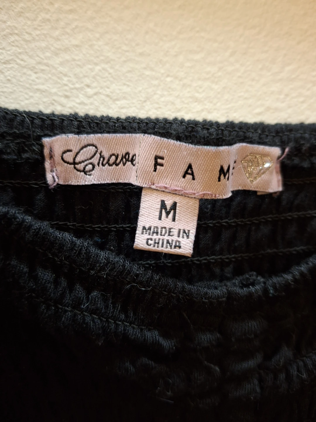 Crave Fame Black Smocked Ruched Tank Top - Size M - photo 3