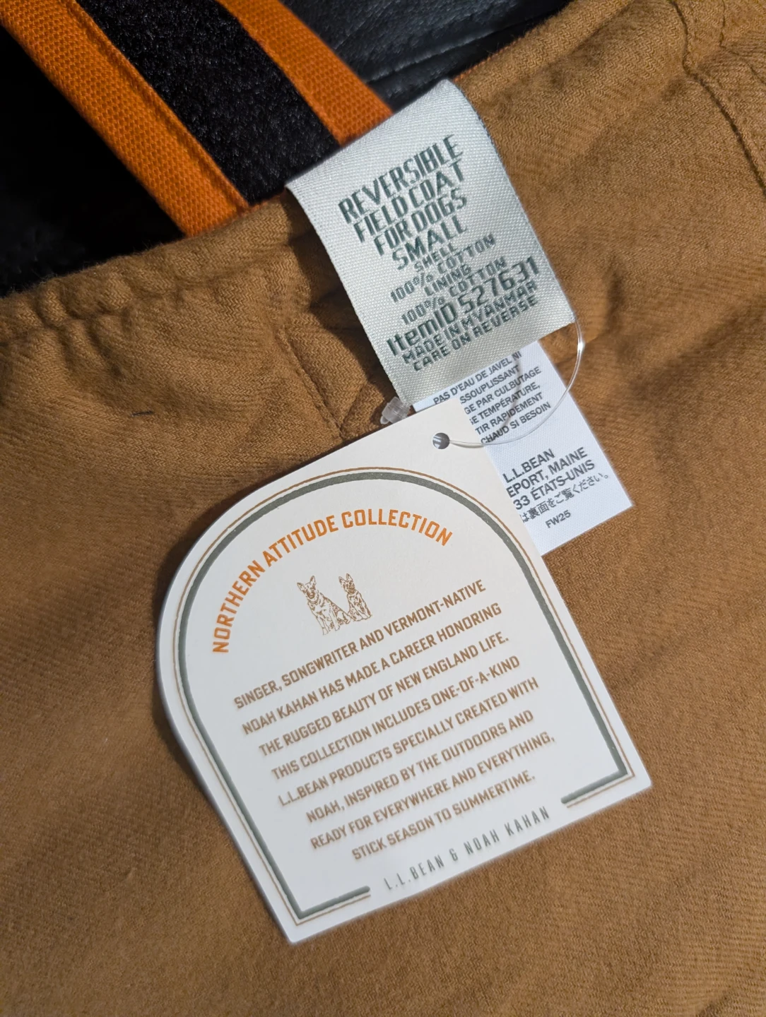 L.L.Bean x Noah Kahan Reversible Field Coat for Dogs - photo 4