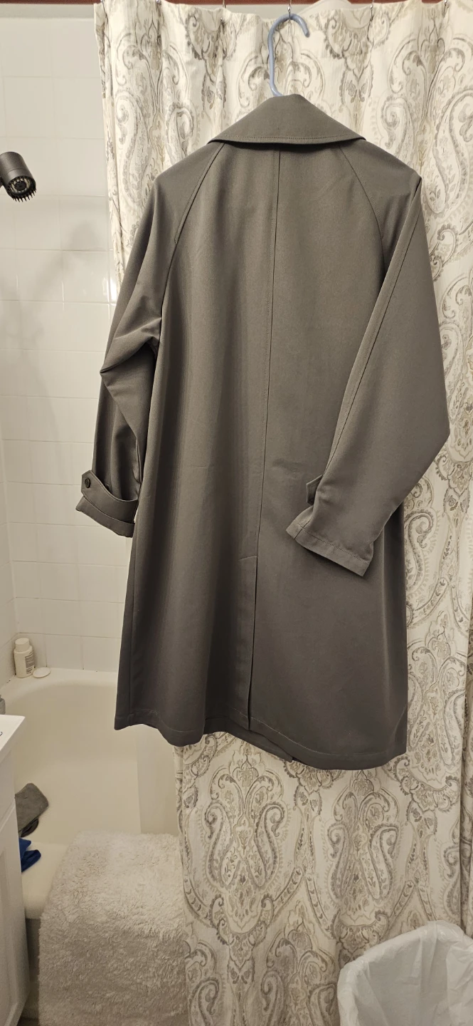 M&S Double Breasted Trench Coat - Grey - photo 2