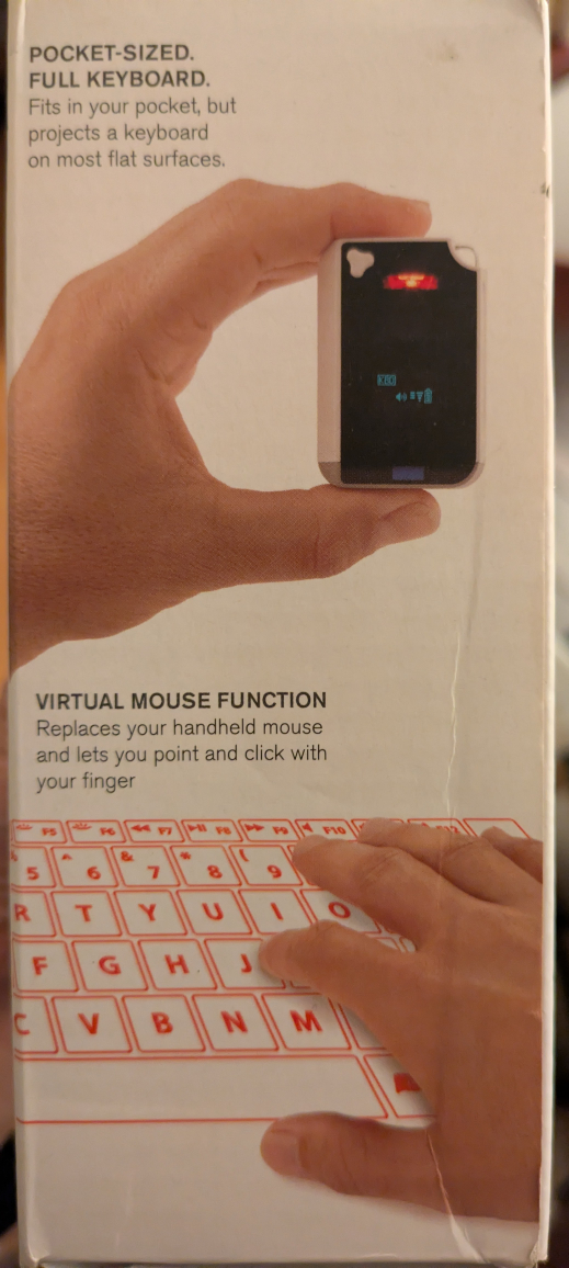 🏆BRAND NEW  BROOKSTONE virtual keyboard x 2 - photo 3