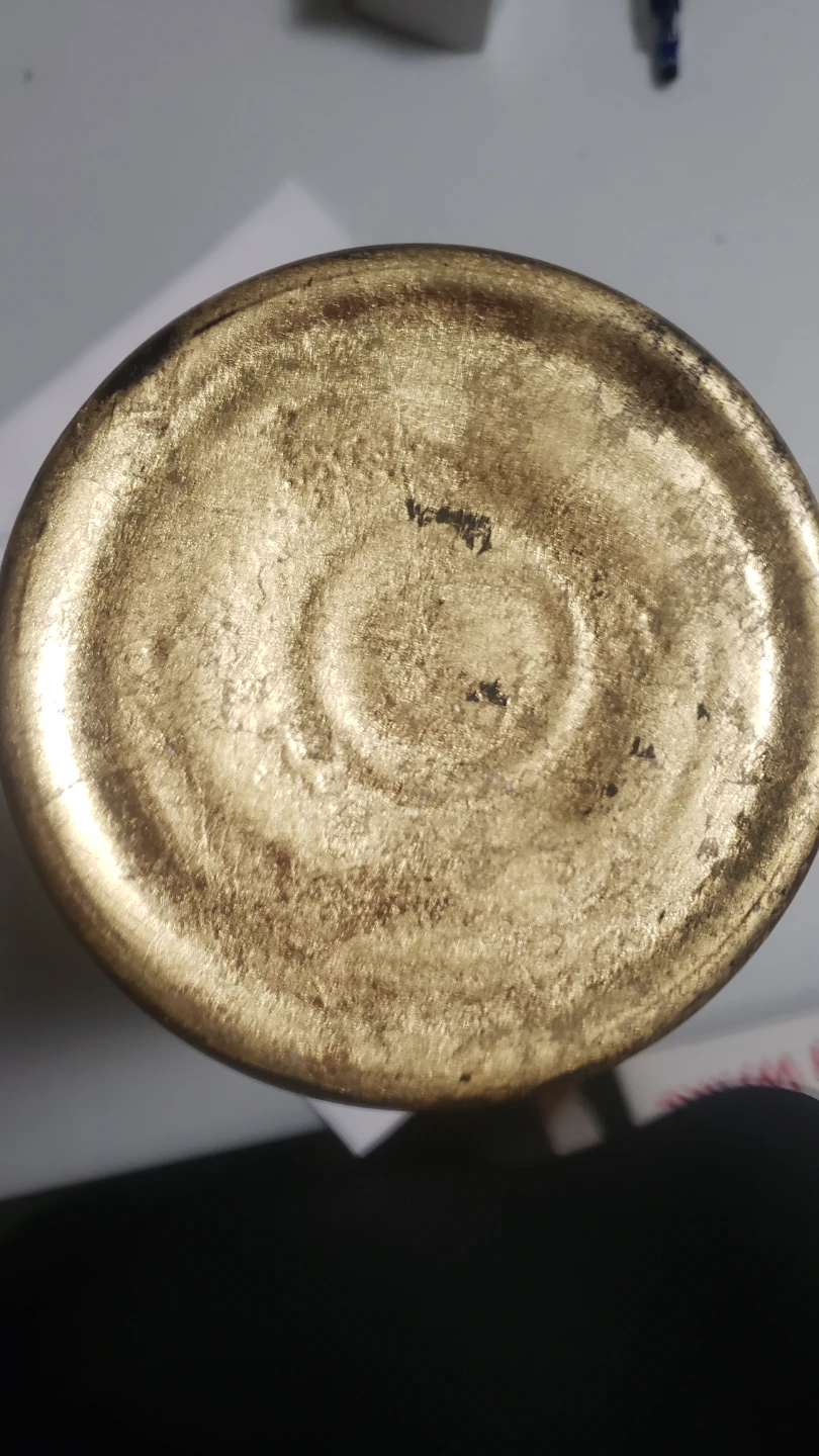 Gold and Silver Metallic Vase - photo 3