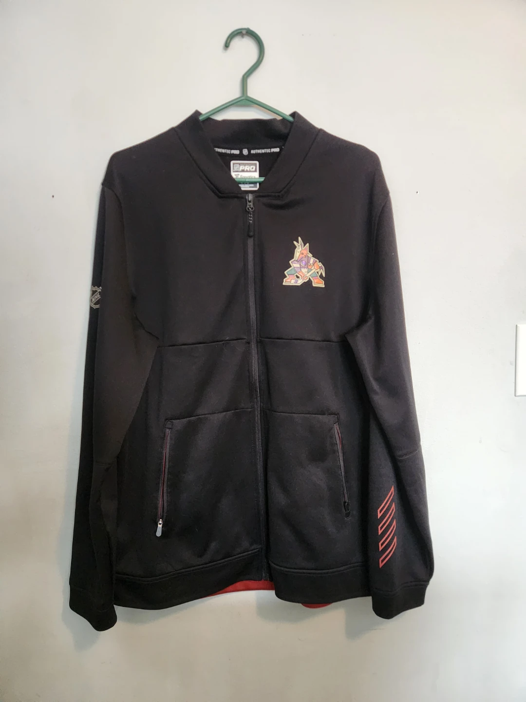 Arizona Coyotes Fanatics Authentic Pro Full-Zip Jacket