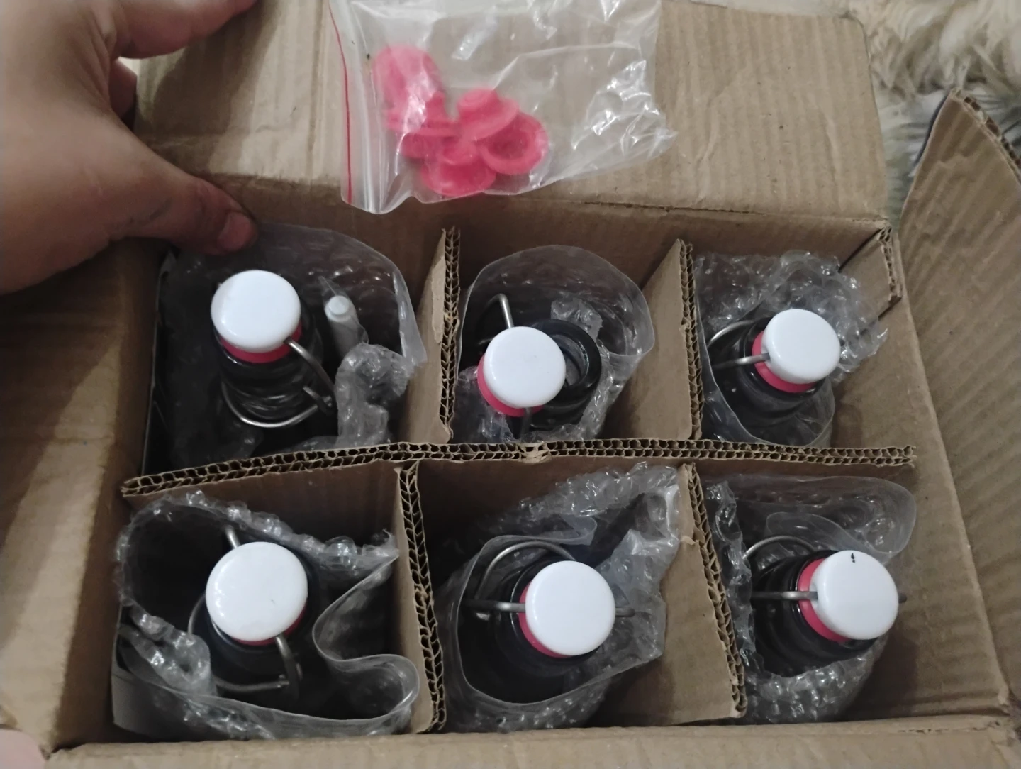 Box of Glass Beer Bottles - photo 2