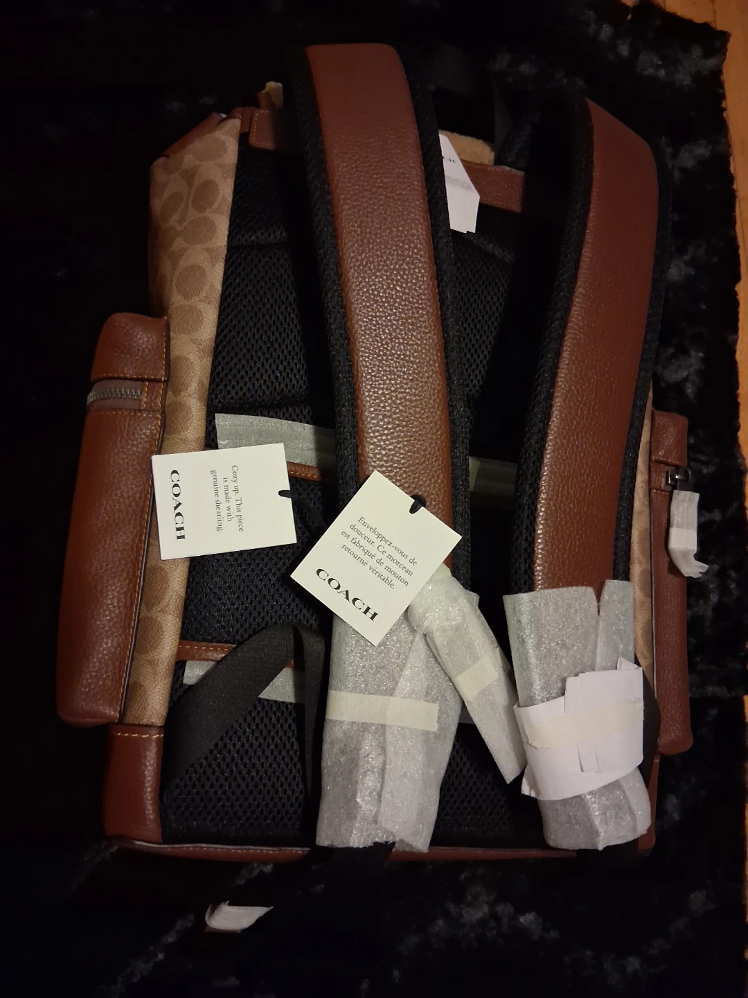 COACH Sprint BP Sig Sher Backpack - QB/Tan/Vintage Brown - photo 2