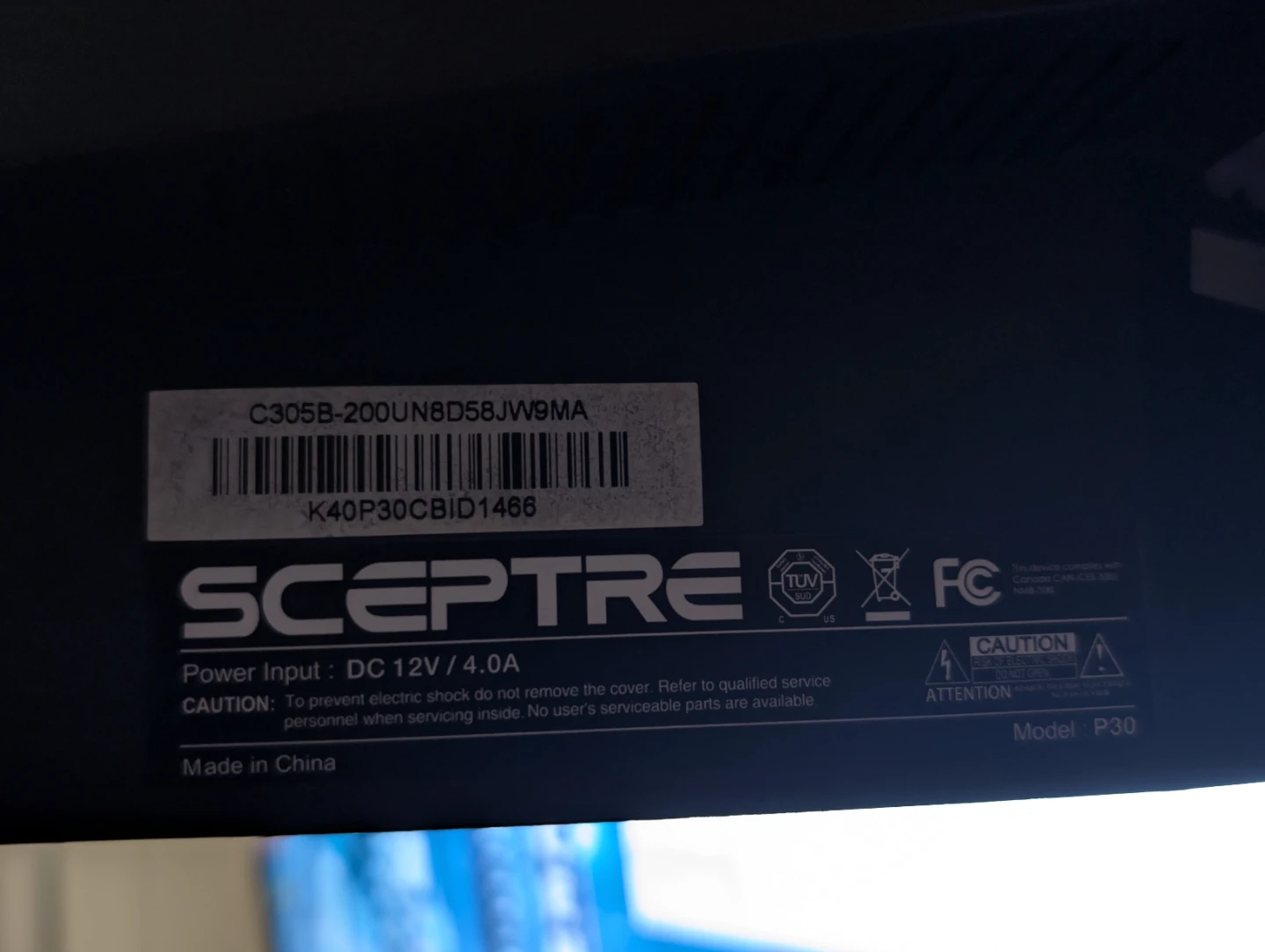 Sceptre 30" Curved Monitor P30 - photo 4