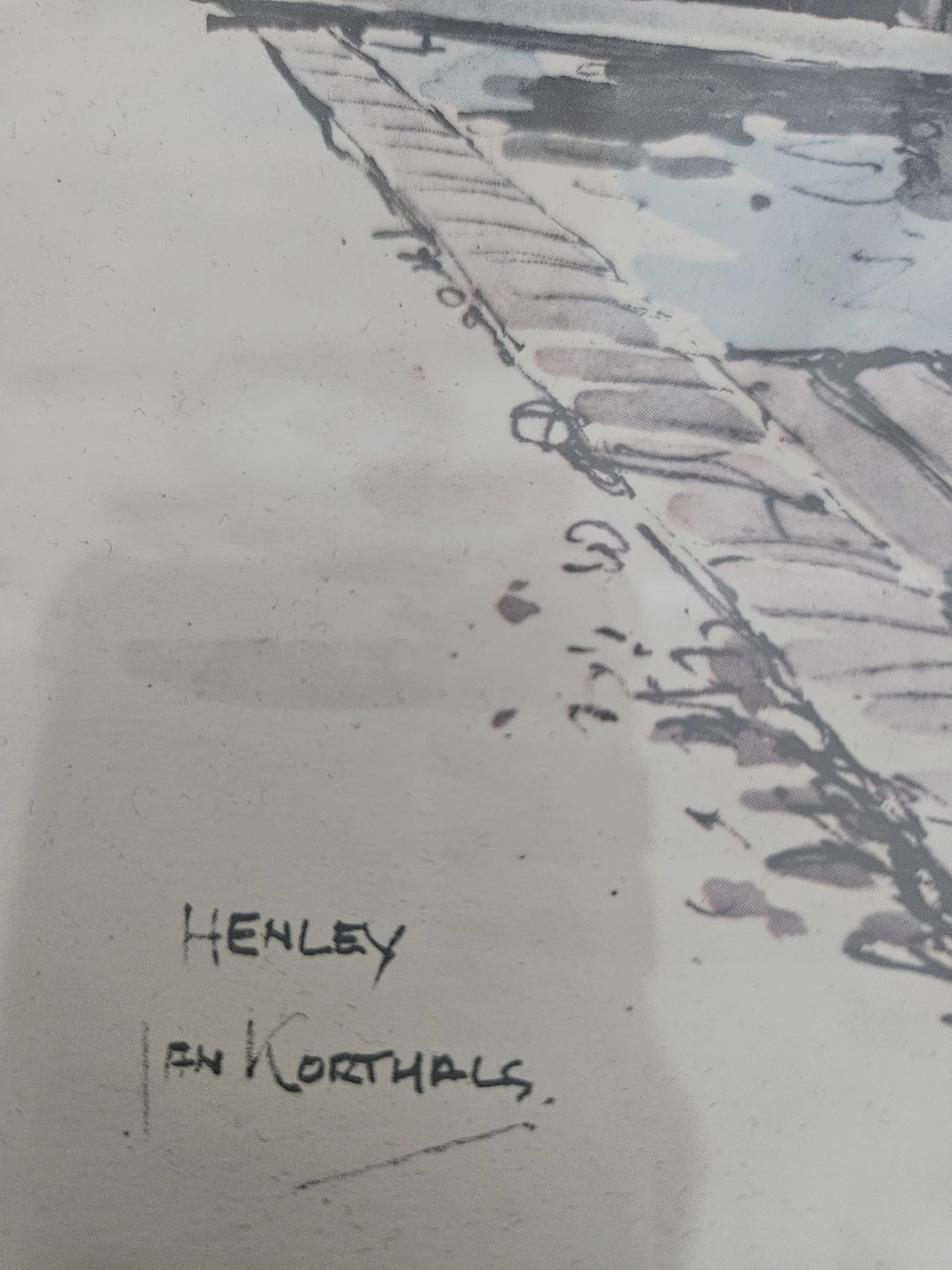 Henley Watercolor Print  by Jan Korthals - photo 2