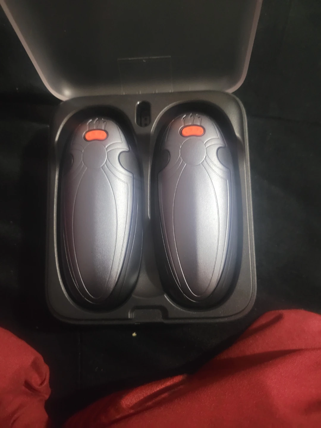 rechargeable electric hand warmers. in Case