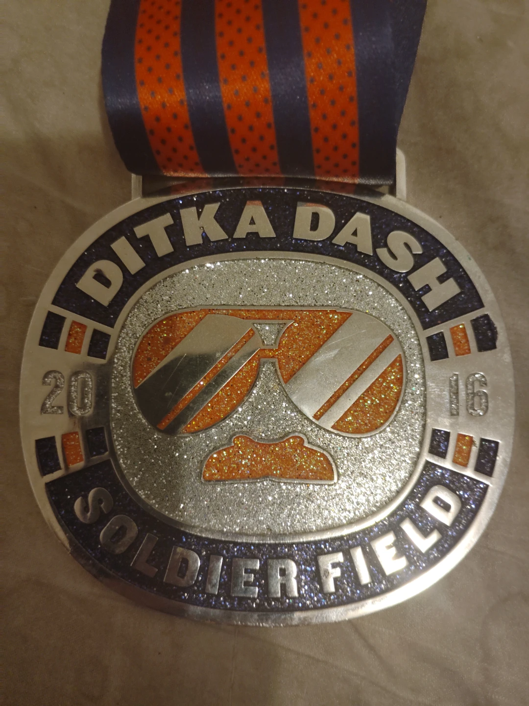 Ditka Dash Soldier Field 2016 Medal